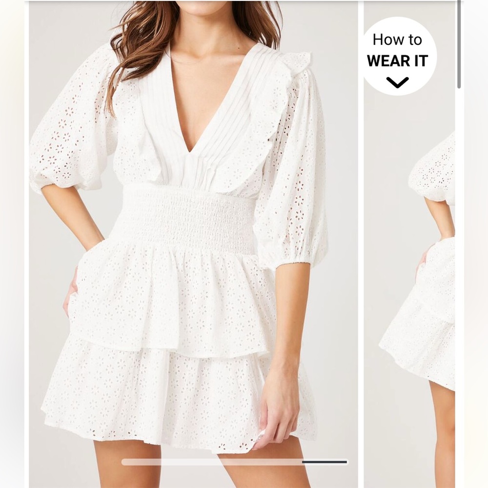 Brand new white dress